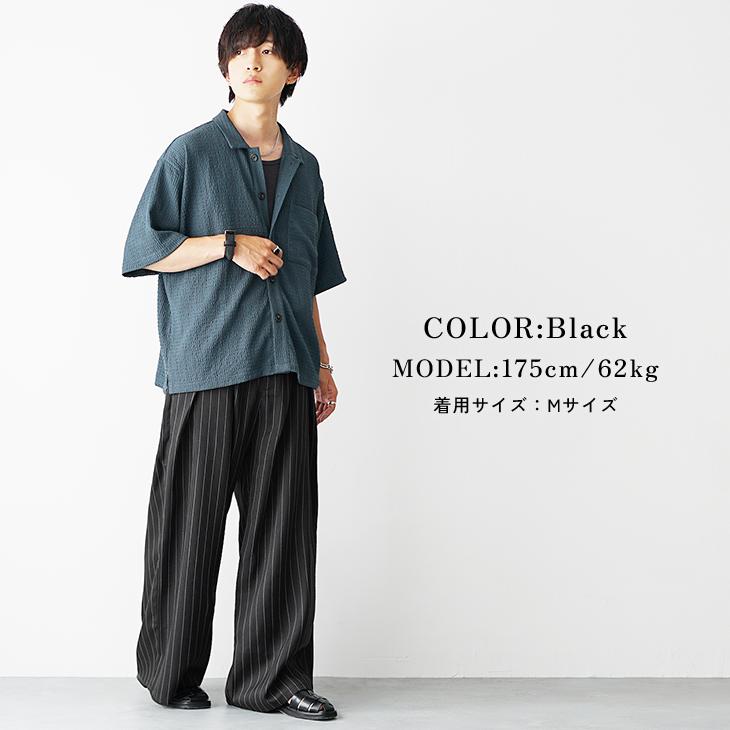 MinoriTY（マイノリティ） スラックス メンズ ワイド ストライプ