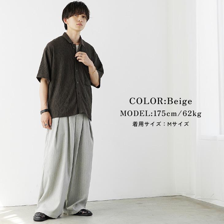 MinoriTY（マイノリティ） スラックス メンズ ワイド ストライプ