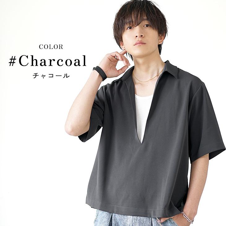 MinoriTY（マイノリティ） シャツ 半袖シャツ メンズ Vネック
