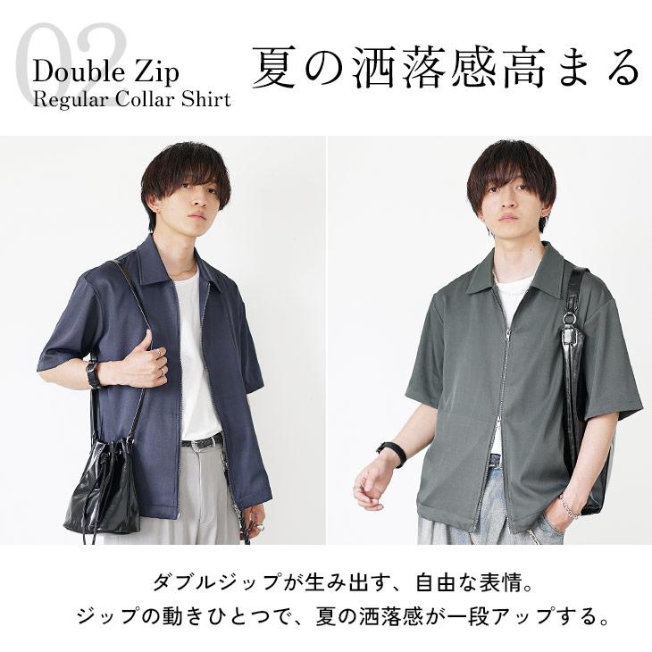 MinoriTY（マイノリティ） シャツ メンズ 半袖 半袖シャツ ダブル