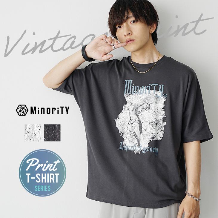 MinoriTY（マイノリティ） オーバーサイズ メンズ tシャツ 半袖