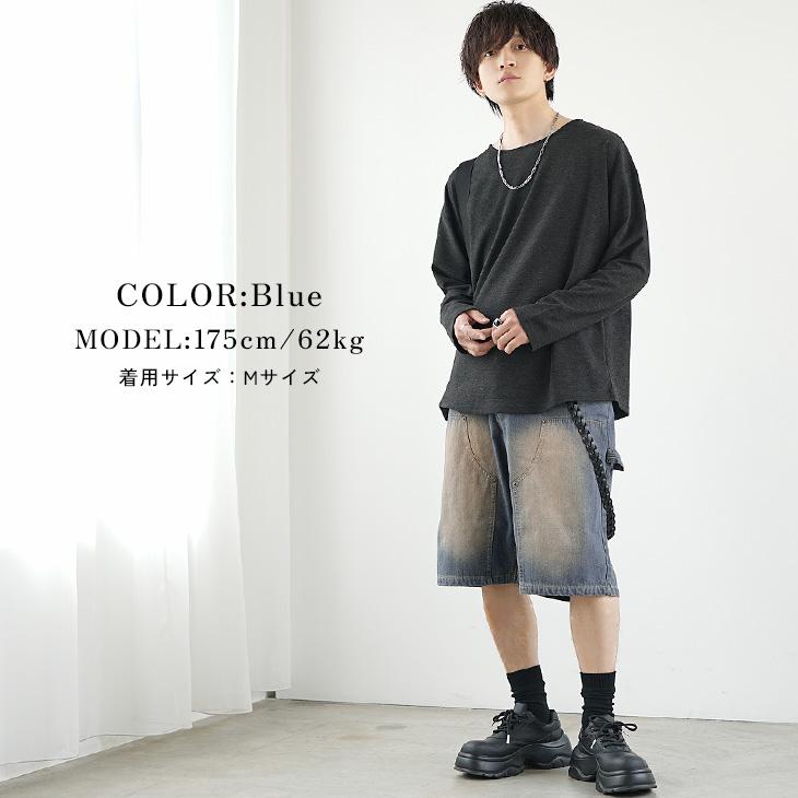 MinoriTY（マイノリティ） ハーフパンツ メンズ デニム ダブルニー