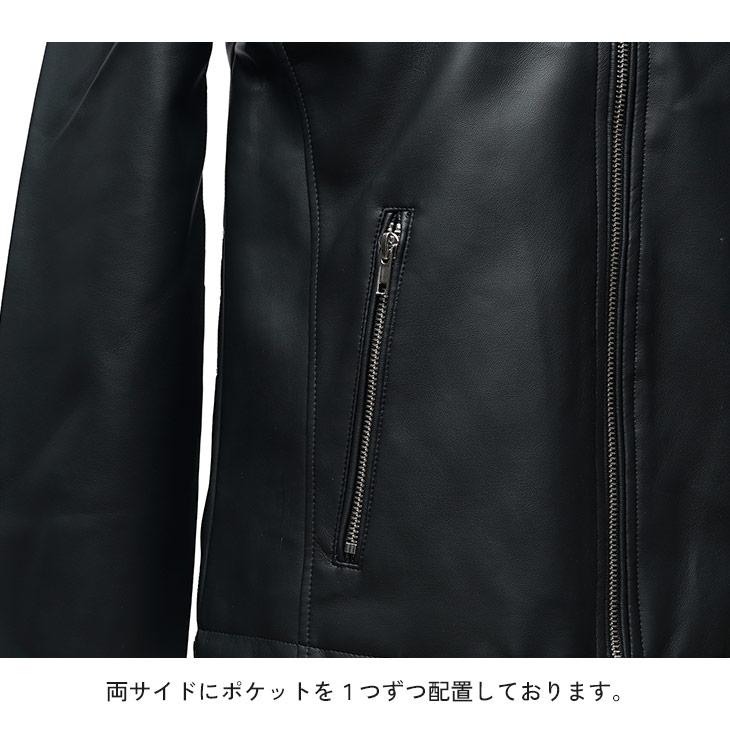 MinoriTY ライダース ジャケット メンズ ダブル レザージャケット