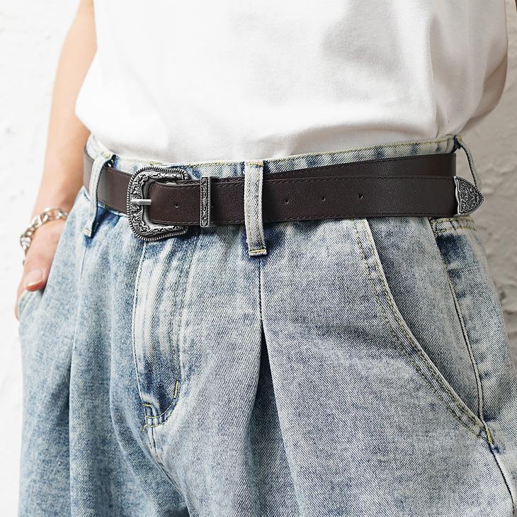 MinoriTY（マイノリティ） ベルト メンズ ウエスタンベルト バックル