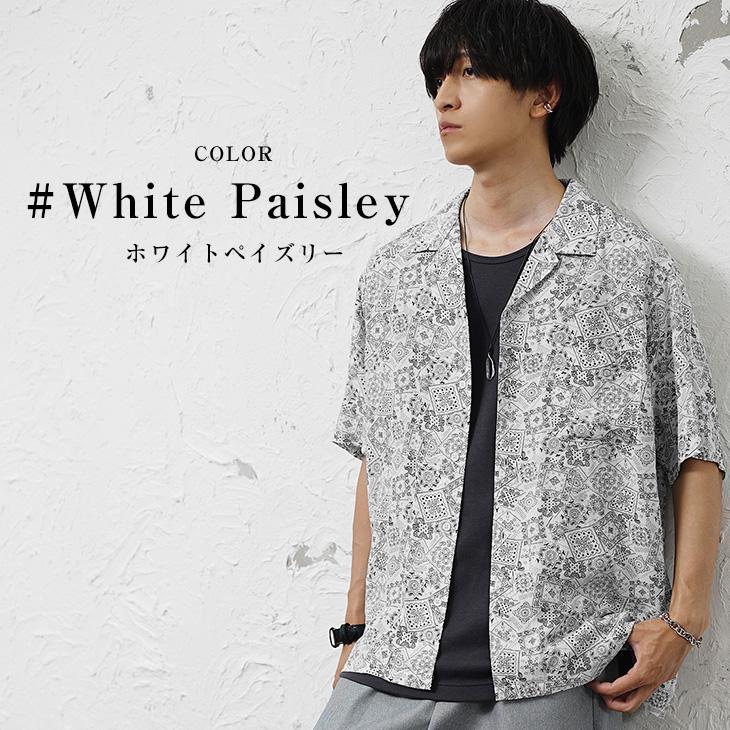MinoriTY（マイノリティ） オーバーサイズ シャツ メンズ 半袖 総柄