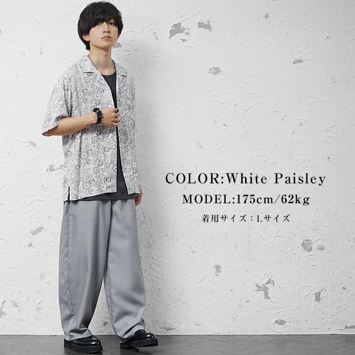 MinoriTY（マイノリティ） オーバーサイズ シャツ メンズ 半袖 総柄