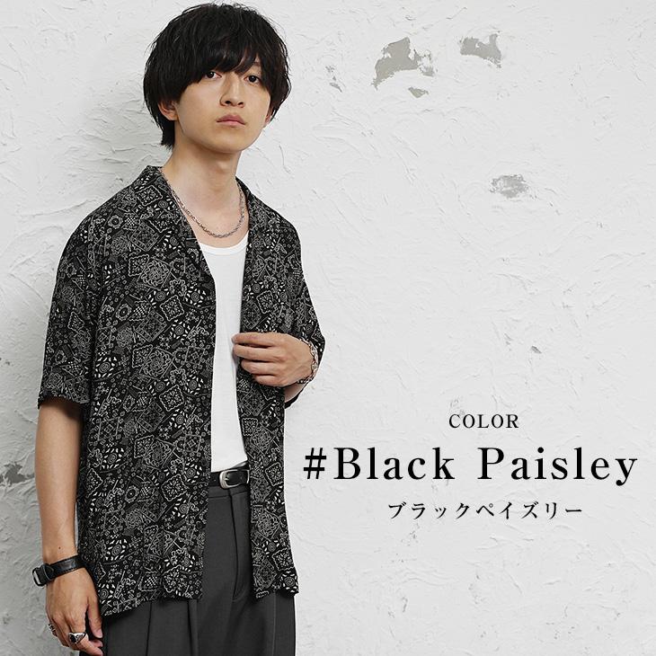 MinoriTY（マイノリティ） オーバーサイズ シャツ メンズ 半袖 総柄