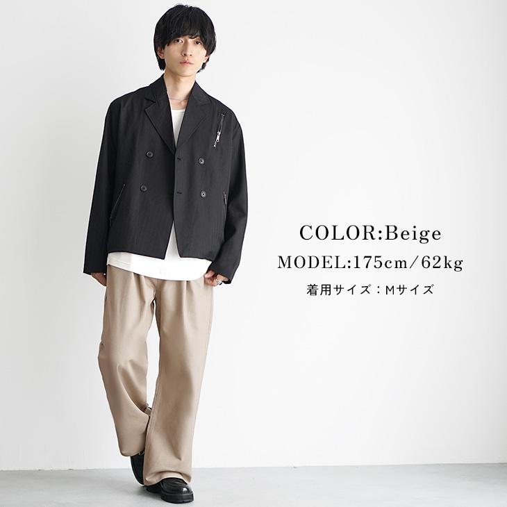 OLD MAN'S TAILOR 黒 ワイドチノパン MinoriTY（マイノリティ） ワイドパンツ メンズ チノパン ワイド