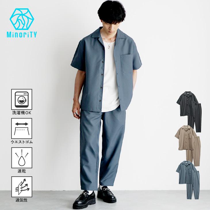 MinoriTY（マイノリティ） セットアップ メンズ 半袖シャツ 2点セット