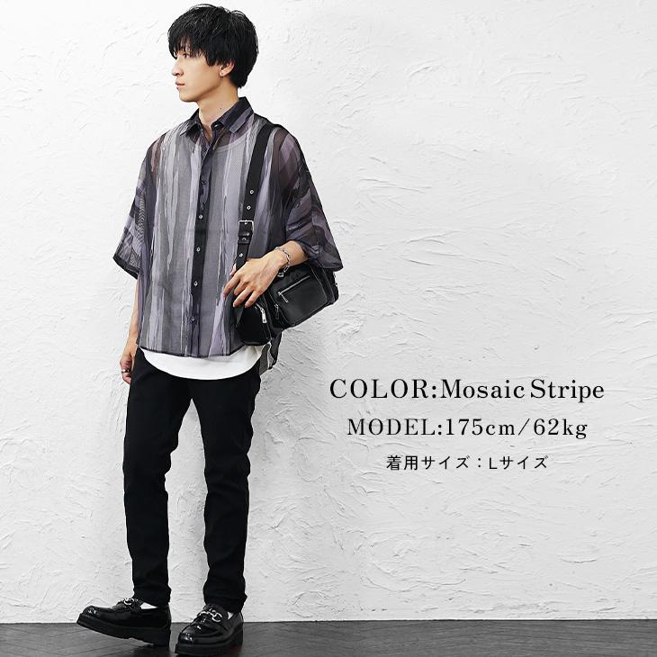 MinoriTY（マイノリティ） シャツ メンズ 半袖 メッシュ ドルマン 半袖