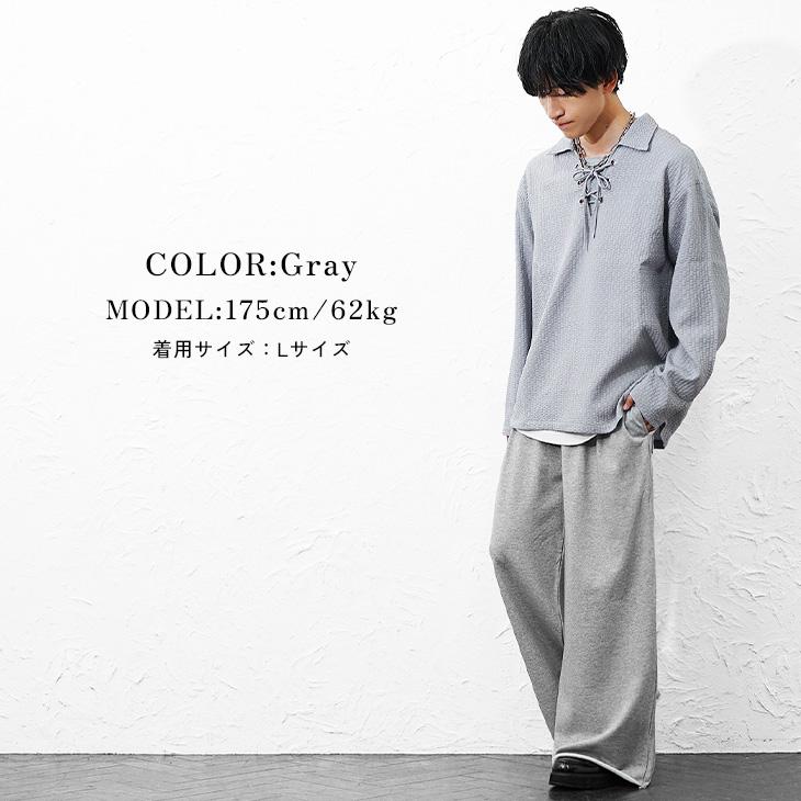 MinoriTY（マイノリティ） スウェットパンツ メンズ グレー 切りっ