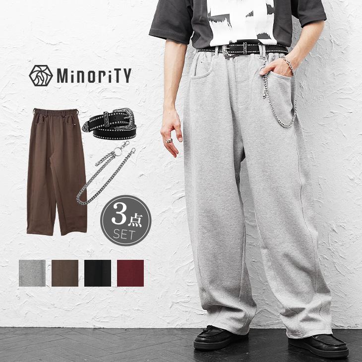 MinoriTY（マイノリティ） スウェットパンツ メンズ カジュアル ワイド