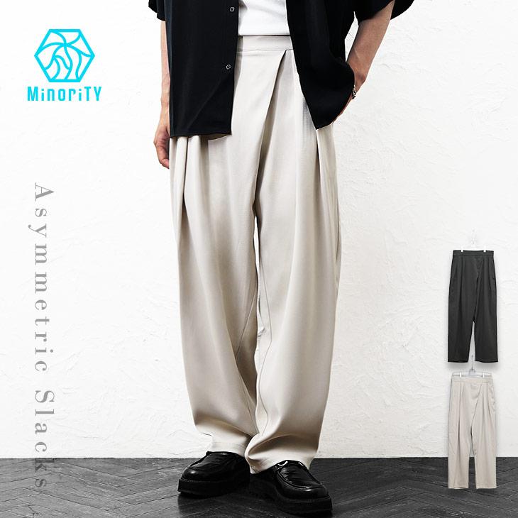MinoriTY（マイノリティ） スラックス メンズ ワイドパンツ カジュアル