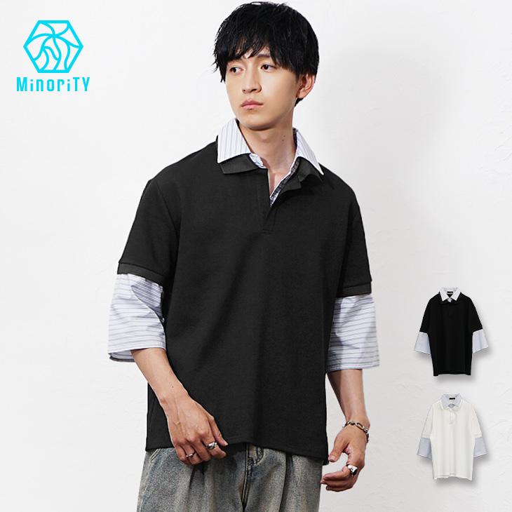 MinoriTY（マイノリティ） ポロシャツ メンズ カジュアル レイヤード