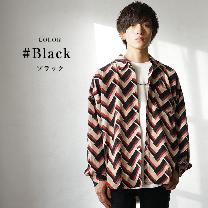 MinoriTY オーバーサイズ 柄シャツ メンズ 総柄シャツ 長袖 長袖 MinoriTY オーバーサイズ 柄シャツ メンズ 総柄シャツ 長袖 長袖