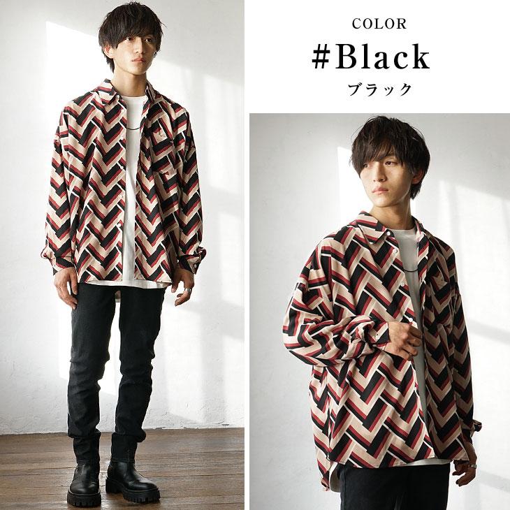 MinoriTY オーバーサイズ 柄シャツ メンズ 総柄シャツ 長袖 長袖 MinoriTY オーバーサイズ 柄シャツ メンズ 総柄シャツ 長袖 長袖