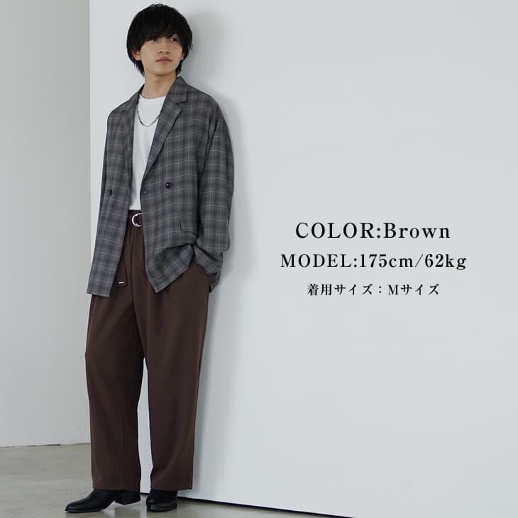 MinoriTY（マイノリティ） ベルト付き ワイドパンツ メンズ ワイド