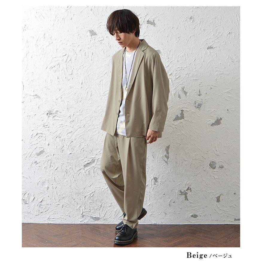 セットアップ メンズ 上下 テーラードジャケット メンズ ワイドパンツ メンズ テーパードパンツ メンズ ビッグシルエット メンズ ゆったりパンツ Ssg4767a Minority Yahoo 店 通販 Yahoo ショッピング