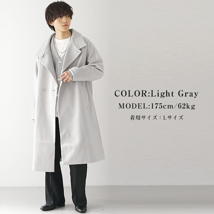 MinoriTY オーバーサイズ チェスターコート メンズ ロングコート MinoriTY オーバーサイズ チェスターコート メンズ ロングコート