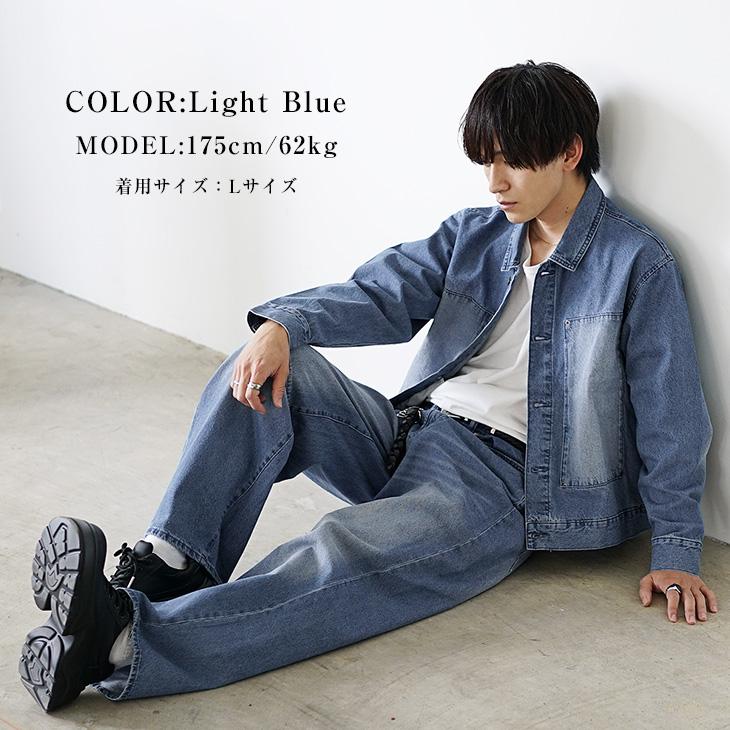 MinoriTY セットアップ メンズ デニム ジャケット デニムパンツ
