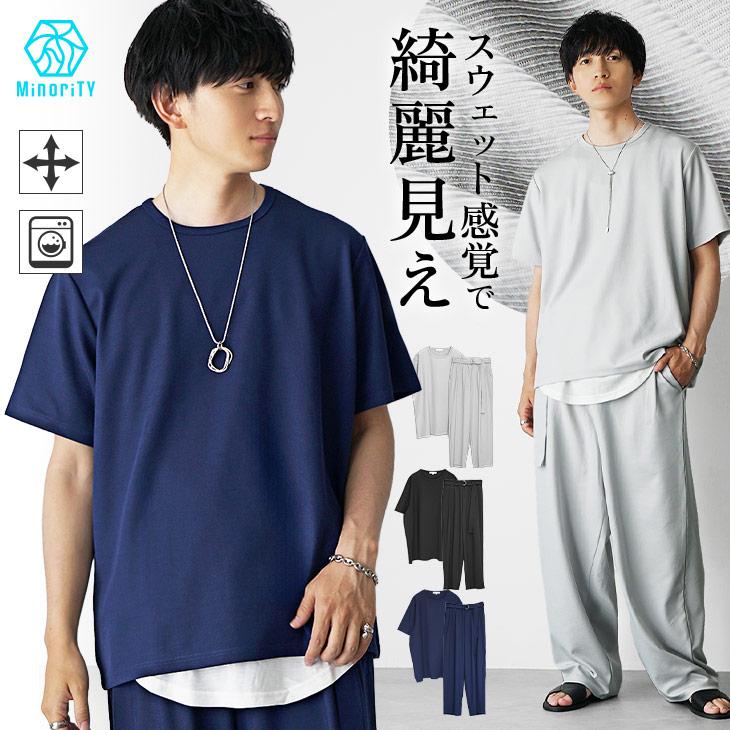 Mサイズの半袖 MinoriTY（マイノリティ） セットアップ メンズ 半袖 2点セット T