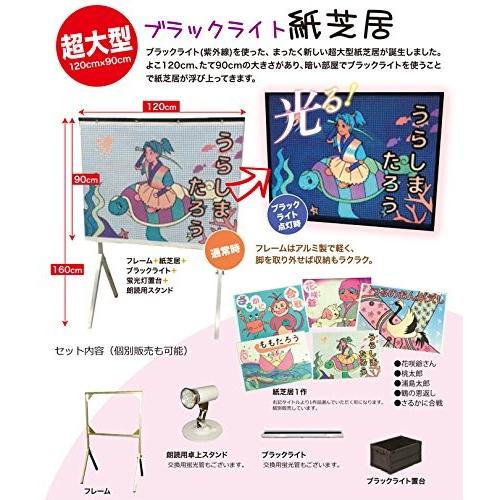 光るブラックライト紙芝居A0サイズ しかけ絵本