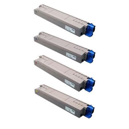 商品名：MIKASAリサイクルトナー参考型名：TC-C3B K2，C2，M2，Y2　4色セットリサイクルトナー(沖データ)(C835dnw／C835dnwt／C844dnw)＜リターン方式＞