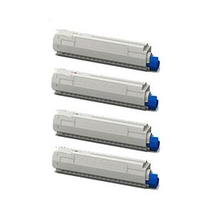 TNR-C3PK2，C2，M2，Y2大容量純正新品4色セット(沖データ)(MC862dn-T MC862dn)【送料/代引手数料無料】
