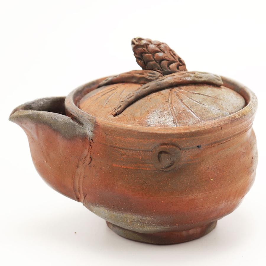 備前焼 宝瓶 摘み 土筆 作者 作窯 石田育男