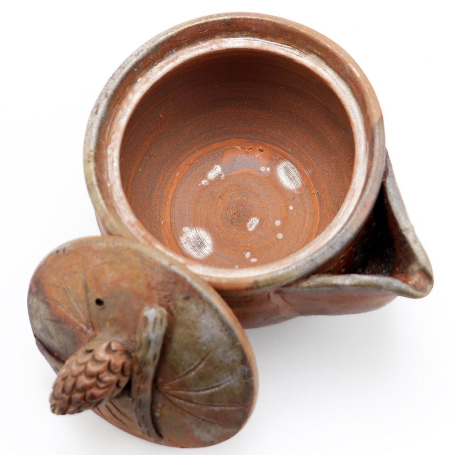 備前焼 宝瓶 摘み 土筆 作者 作窯 石田育男