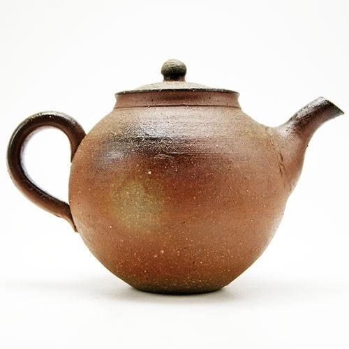 備前焼 ティーポット 後手 急須 陶器 : 抹茶やお茶と茶道具の茶匠