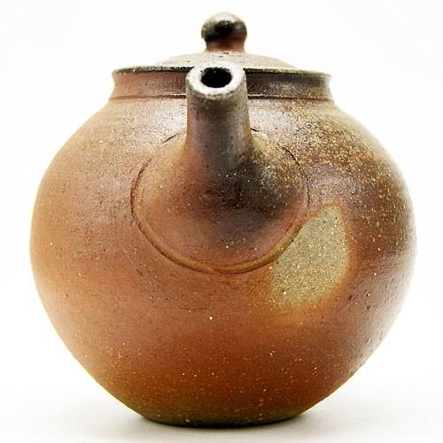 備前焼 ティーポット 後手 急須 陶器 陶器 :bizen-yunomi-240814-1:抹茶やお茶と茶道具の茶匠みのる園 - 通販