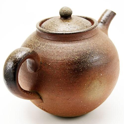 備前焼 ティーポット 後手 急須 陶器 : 抹茶やお茶と茶道具の茶匠