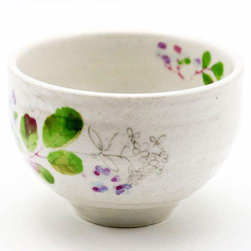 野点用抹茶碗 草花 ミニ抹茶茶碗 茶道具 陶磁器 茶の湯用品 お点前用