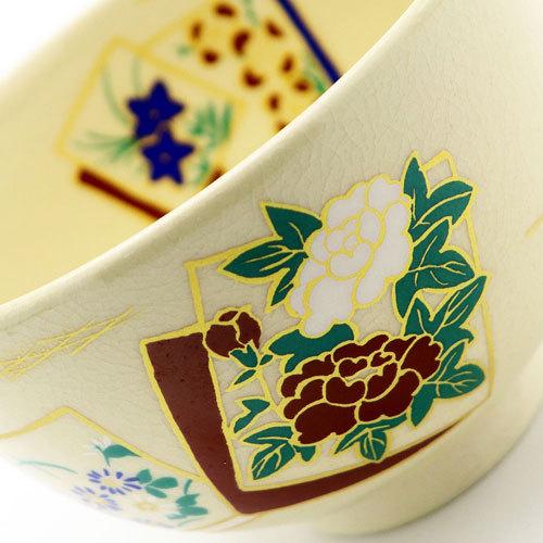 抹茶茶碗 色紙 通年物 茶の湯 お稽古用 茶道具 陶磁器 茶の湯用品 抹茶