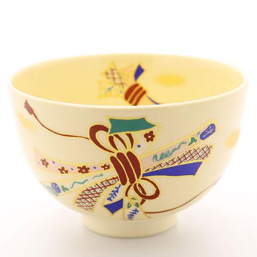 抹茶茶碗 熨斗 通年物 茶の湯 お稽古用 茶道具 陶磁器 茶の湯用品 抹茶