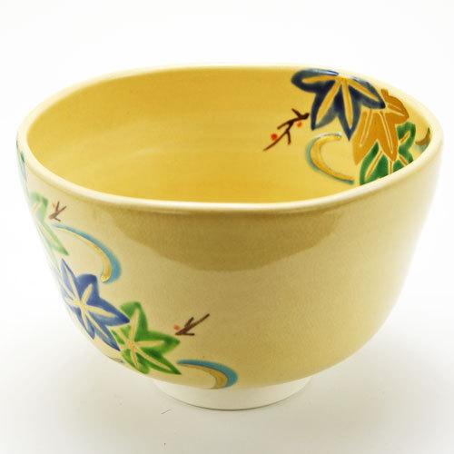 抹茶碗 青楓 夏物 鈴木一点 作 木箱入り 茶道具 陶磁器 茶の湯用品