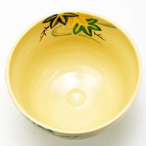抹茶碗 青楓 夏物 鈴木一点 作 木箱入り 茶道具 陶磁器 茶の湯用品