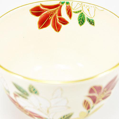 抹茶碗 つつじ 相模竜泉作 春物 茶道具 陶磁器 茶の湯用品 抹茶碗 つつじ 相模竜泉作 春物 茶道具 陶磁器 茶の湯用品