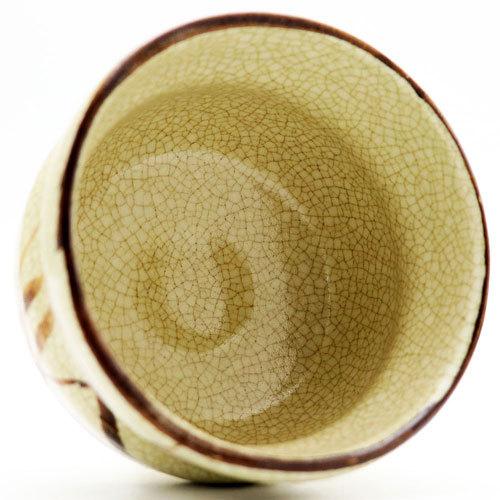 野点用抹茶碗 志野 ミニサイズの抹茶茶碗 茶道具 陶磁器 茶の湯