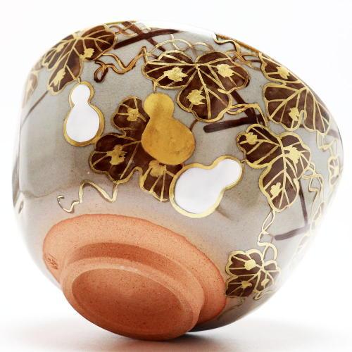 抹茶碗 六瓢 鈴木一点作 夏物 茶道具 陶磁器 京焼 茶の湯用品 お点前用