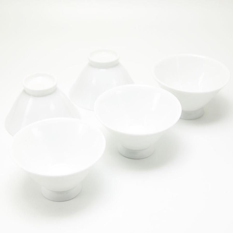 煎茶用茶碗 朝顔型 茶師用 5個セット 白磁 美濃焼 茶器 陶磁器 煎茶用茶碗 朝顔型 茶師用 5個セット 白磁 美濃焼 茶器 陶磁器