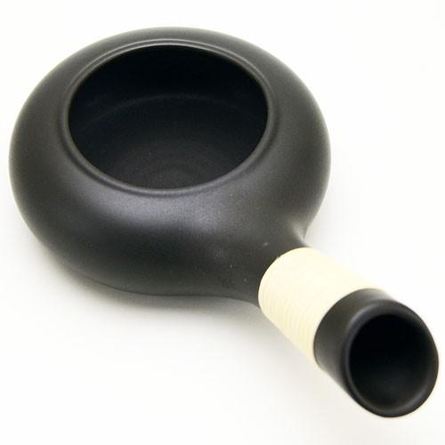 焙烙 黒色 コーヒー豆 緑茶 兼用 ほうろく ほうじ器 常滑焼 耐熱煎り器