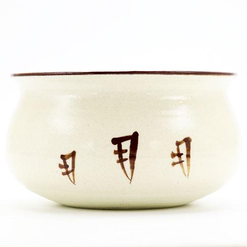 建水　茶道具　陶器　未使用品 茶道具 建水】 卓下建水 織部 加藤五陶作 | 建水（けんすい