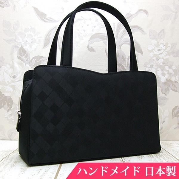 フォーマルバッグ 黒 葬儀 結婚式 入学式 卒業式 お受験 日本製 ブラックフォーマルバッグ MINOTOFU bff03