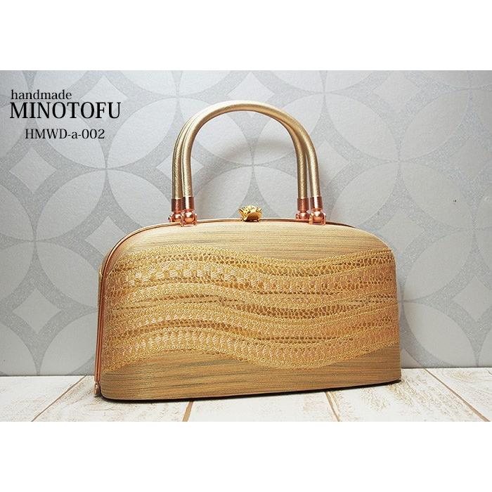 和装バッグ 和 バッグ 正絹 日本製 着物用 MINOTOFU HMWD-a｜minotofu｜02