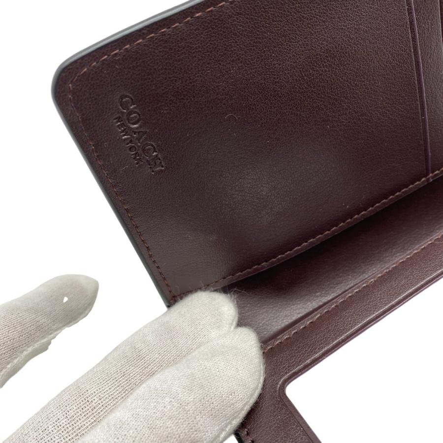 COACH コーチ エンボスパテントレザー 折財布 F25937 COACH コーチ エンボスパテントレザー 折財布 F25937