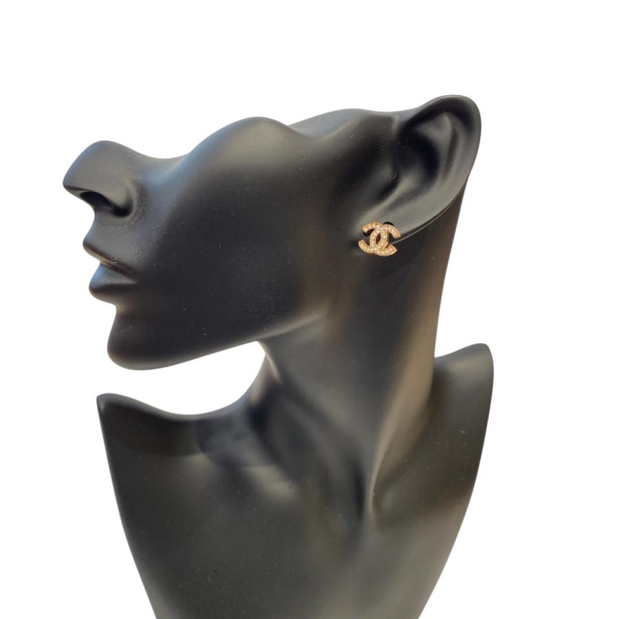 CHANEL（シャネル） 【中古】 ココマーク ピアス ラインストーン 片方