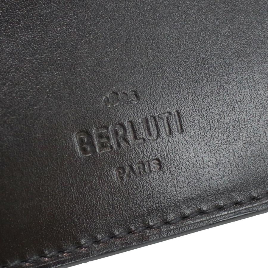 BERLUTI カードケース  N235736 NERO GRIGIO ブラック メンズ 新品の画像