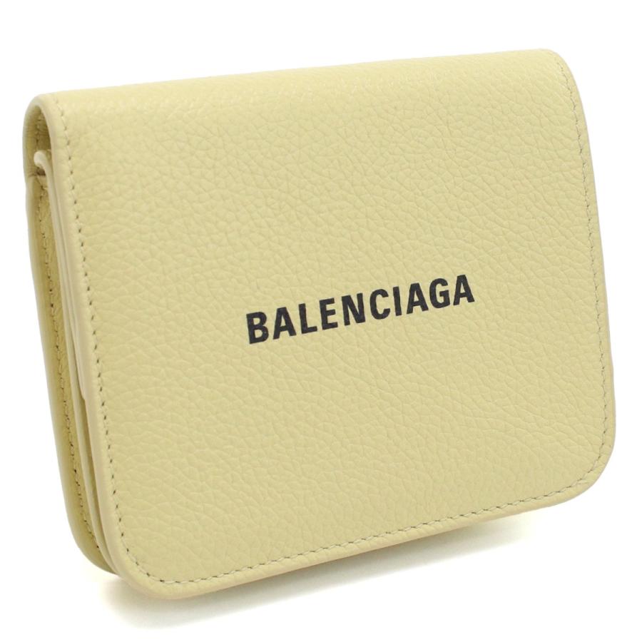 バレンシアガ BALENCIAGA  二折財布小銭入付き ブランド ロゴ 594216 1IZI3 7660 イエロー系